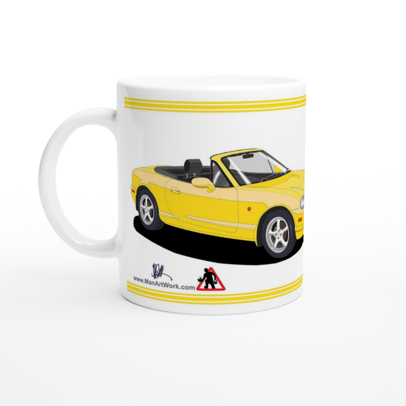 Mazda MX-5 Series 2 in California Art Mug