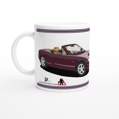 Mazda MX-5 Series 2 Icon Art Mug