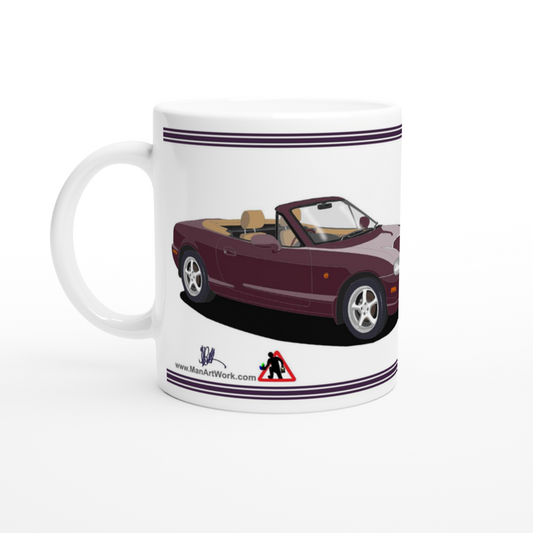 Mazda MX-5 Series 2 Icon Art Mug