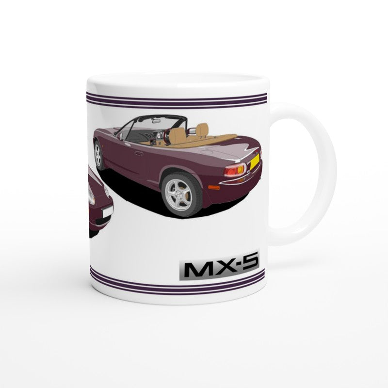 Mazda MX-5 Series 2 Icon Art Mug