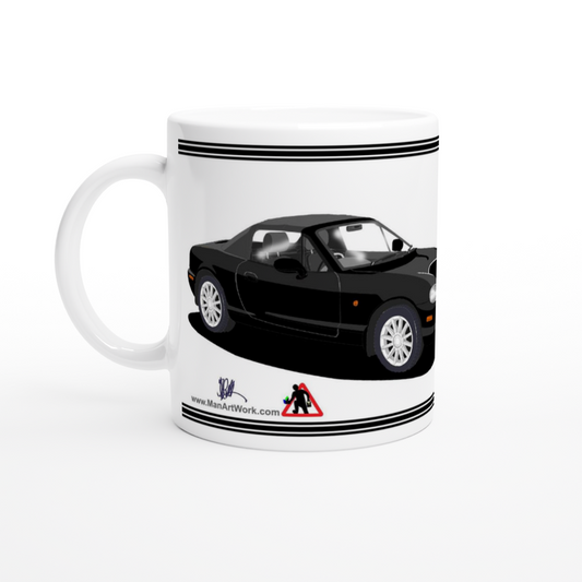 Mazda MX-5 Series 2 in Jasper Conran Black Art Mug