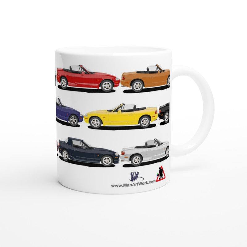 Mazda MX-5 Mk2 Multi Car Mug