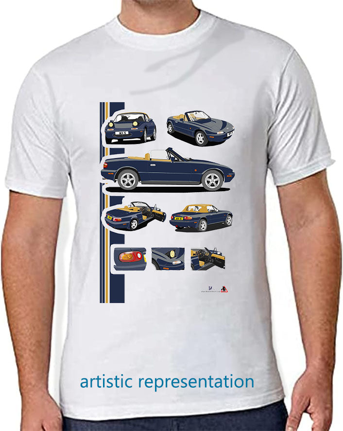 Mazda MX-5 Mk1 Gleneagles T Shirt