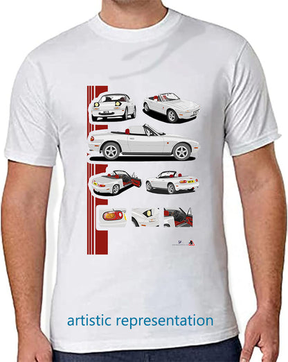 Mazda MX-5 Mk1 Harvard T Shirt