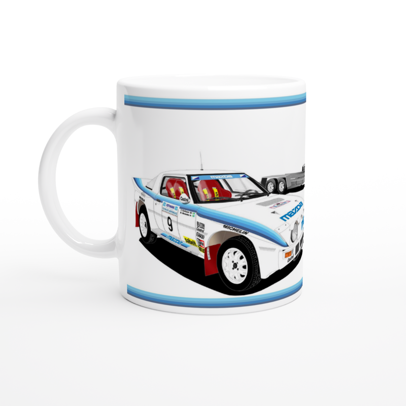 Mazda RX-7 Rally car mug