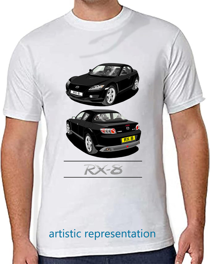 Mazda RX-8 in Black Art T Shirt