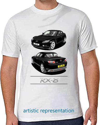 Mazda RX-8 in Black Art T Shirt