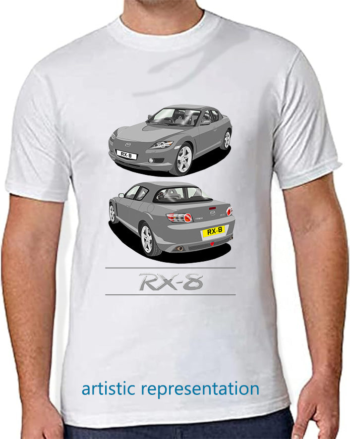 Mazda RX-8 in Grey Art T Shirt