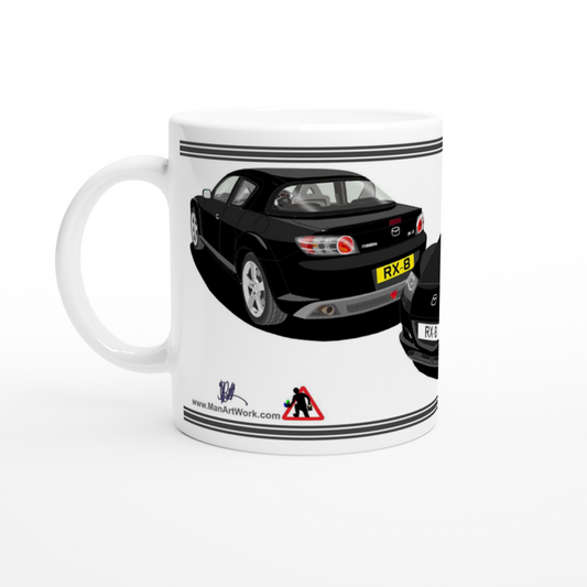 Mazda RX-8 Art Mug in Black