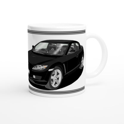 Mazda RX-8 Art Mug in Black