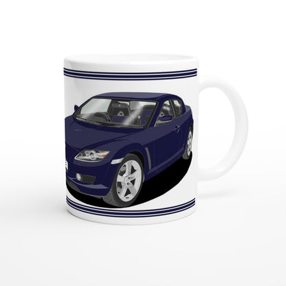 Mazda RX-8 Art Mug in Blue