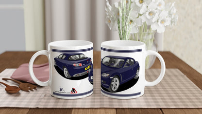Mazda RX-8 Art Mug in Blue