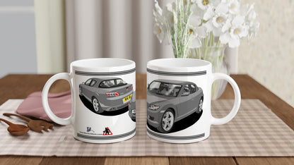 Mazda RX-8 Art Mug in Grey