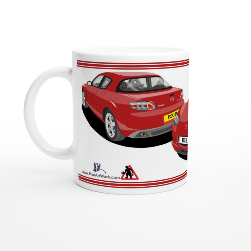 Mazda RX-8 Art Mug in Red