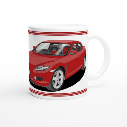 Mazda RX-8 Art Mug in Red