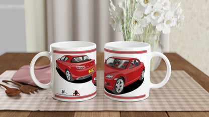Mazda RX-8 Art Mug in Red