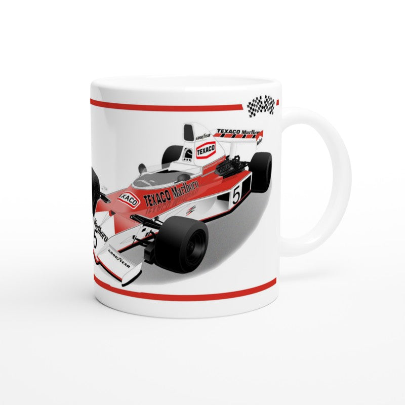 McLaren M23 1974 F1 Motor Racing Art Mug