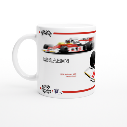 McLaren M23 1976 F1 Motor Racing Art Mug