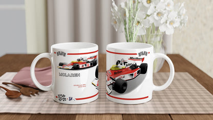 McLaren M23 1976 F1 Motor Racing Art Mug