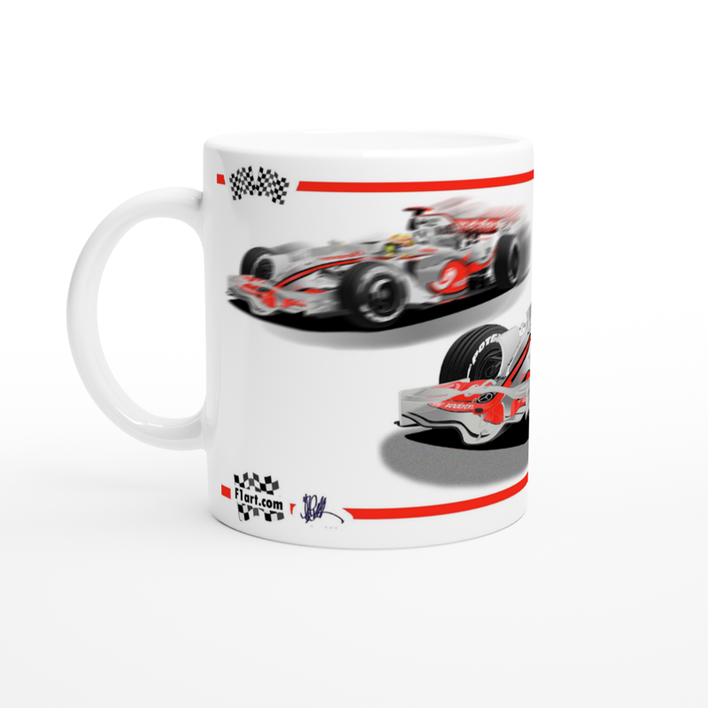 McLaren MP4-23 Motor Racing  F1 Art Mug