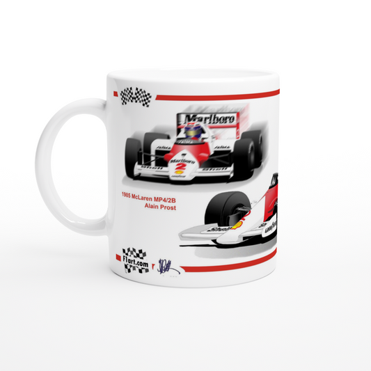 McLaren MP4-2B F1 Motor Racing Art Mug