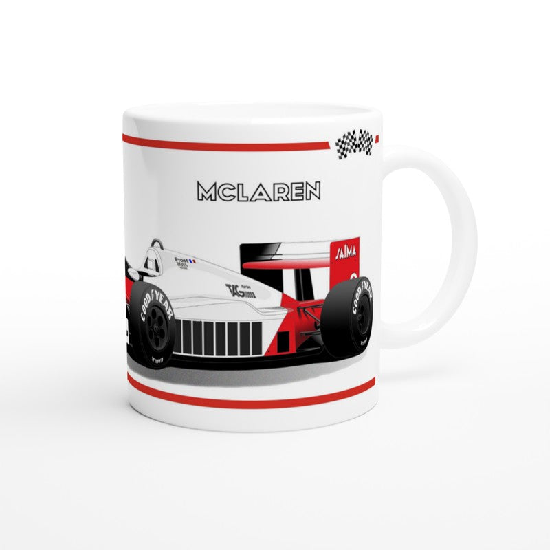 McLaren MP4-2B F1 Motor Racing Art Mug