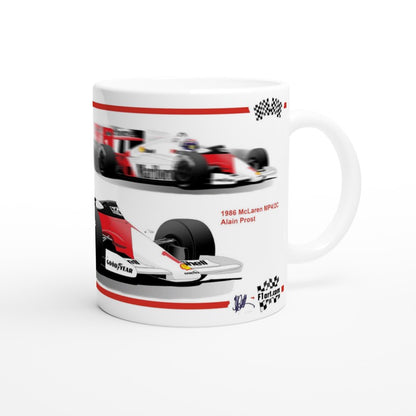 McLaren MP4-2C F1 Motor Racing Art Mug