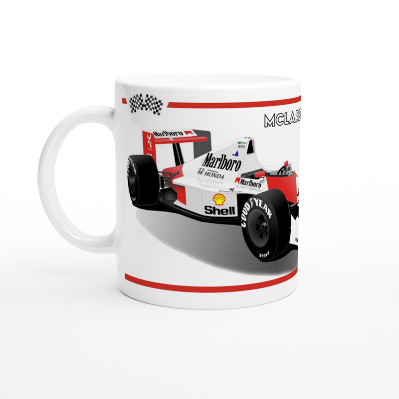 McLaren MP4-5B F1 Motor Racing Art Mug