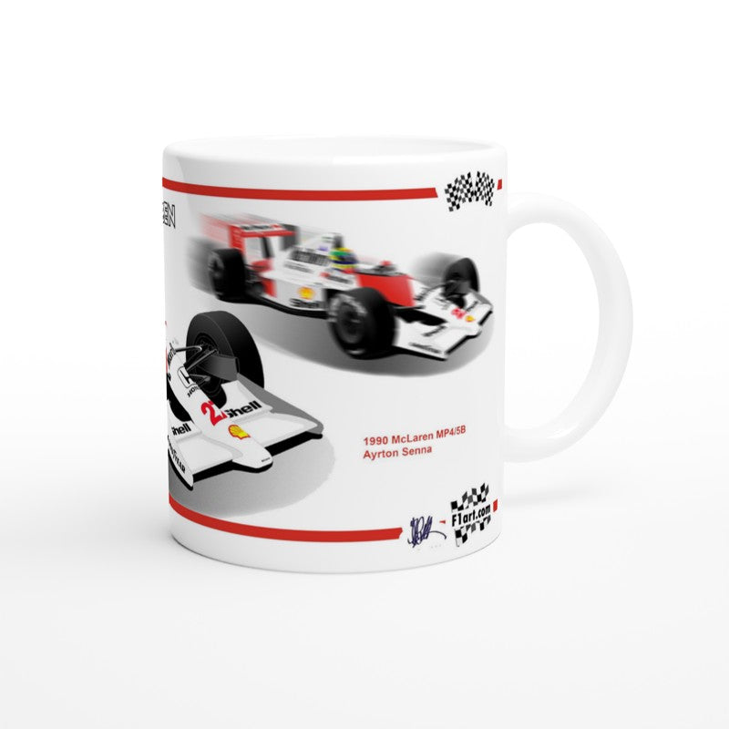 McLaren MP4-5B F1 Motor Racing Art Mug