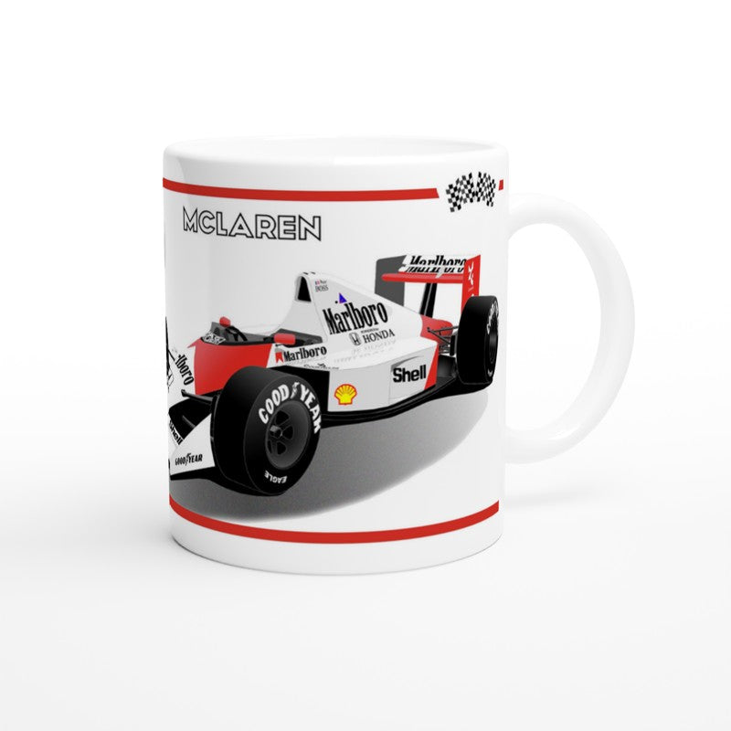 McLaren MP4-5 F1 Motor Racing Art Mug