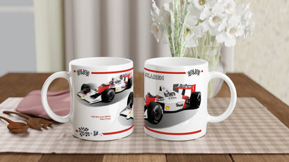 McLaren MP4-5 F1 Motor Racing Art Mug