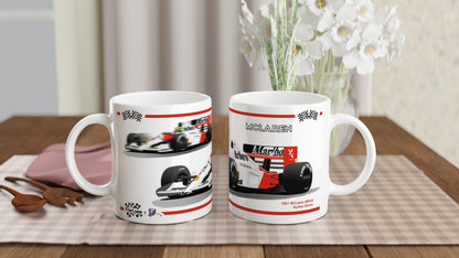 McLaren MP4-6  F1 Motor Racing Art Mug