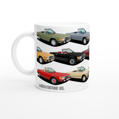 Mercedes R107 SL Multi Car Mug