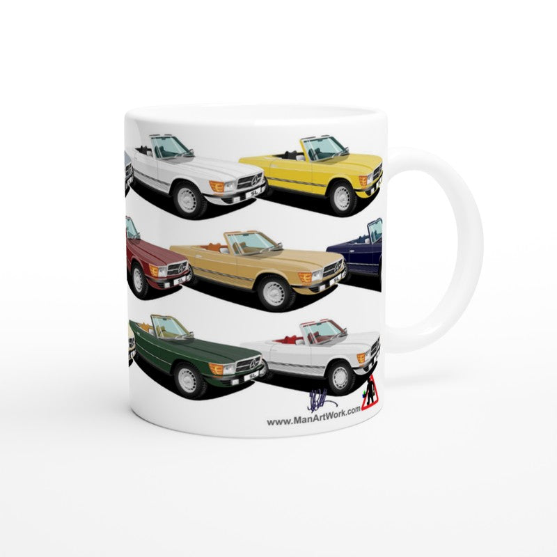 Mercedes R107 SL Multi Car Mug