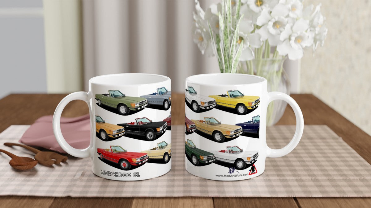 Mercedes R107 SL Multi Car Mug