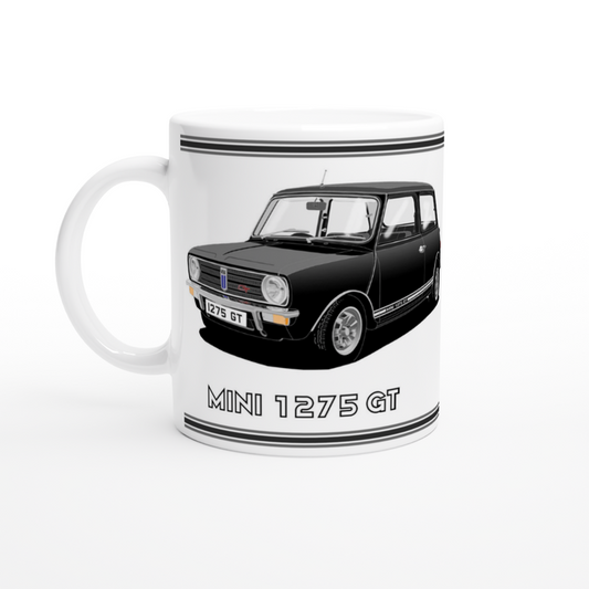 Mini 1275GT in Black Art Mug