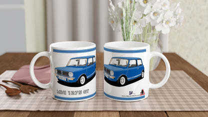 Mini 1275GT in Blue Art Mug