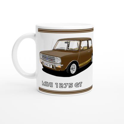 Mini 1275GT in Brown Art Mug