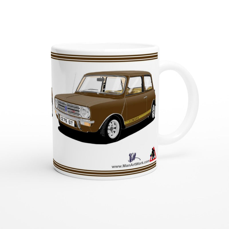 Mini 1275GT in Brown Art Mug