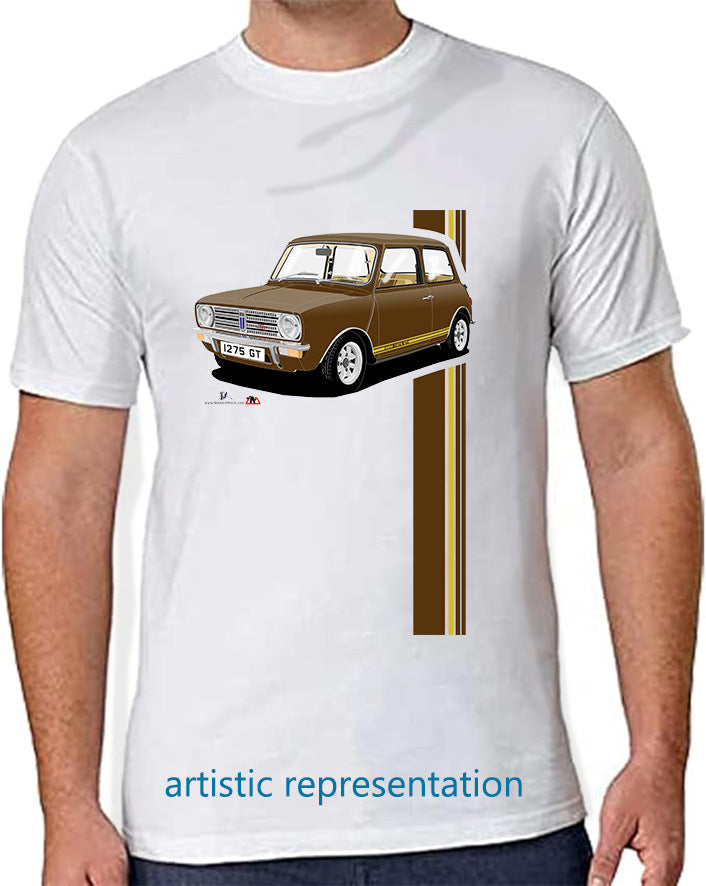 Mini 1275GT in Brown T Shirt