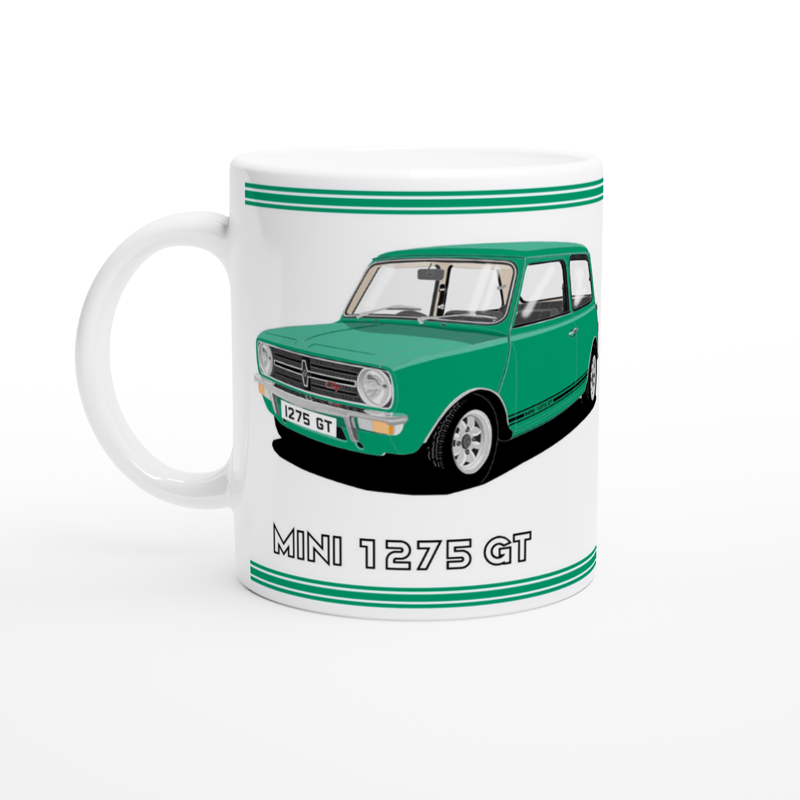 Mini 1275GT in Green Art Mug