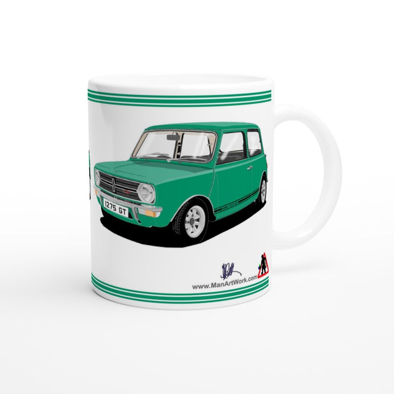 Mini 1275GT in Green Art Mug