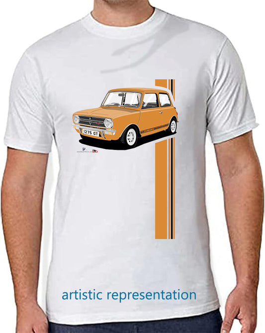 Mini 1275GT in Orange T Shirt