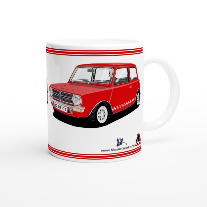 Mini 1275GT in Red Art Mug