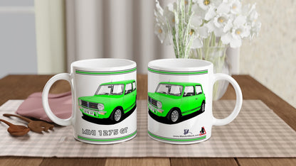 Mini 1275GT in Vivid Green Art Mug