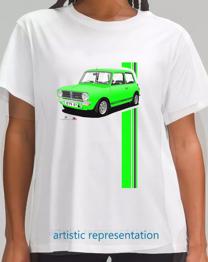 Mini 1275GT in Vivid Green T Shirt