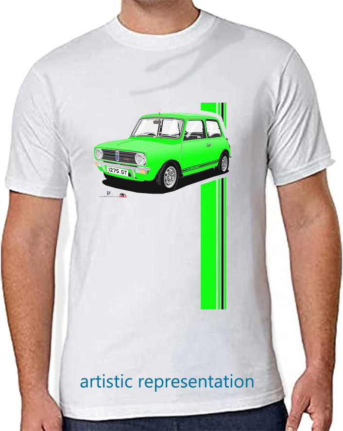 Mini 1275GT in Vivid Green T Shirt