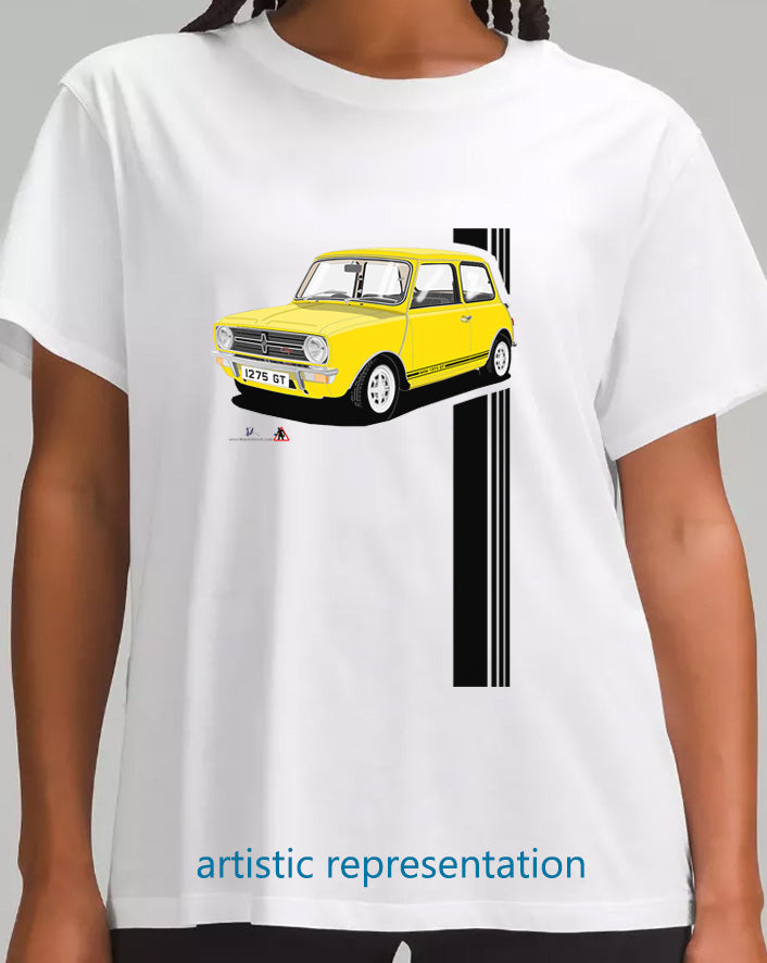 Mini 1275GT in Yellow T Shirt