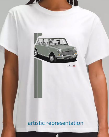 Mini Cooper Mk1 in Gray T Shirt