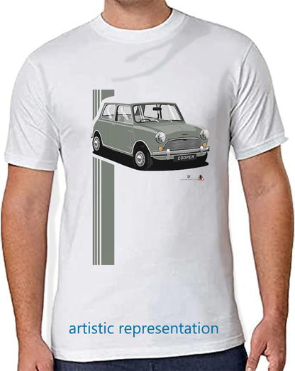 Mini Cooper Mk1 in Gray T Shirt